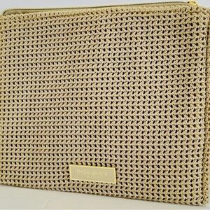 Yves Saint Laurent Elegant Woven Cosmetic Bag